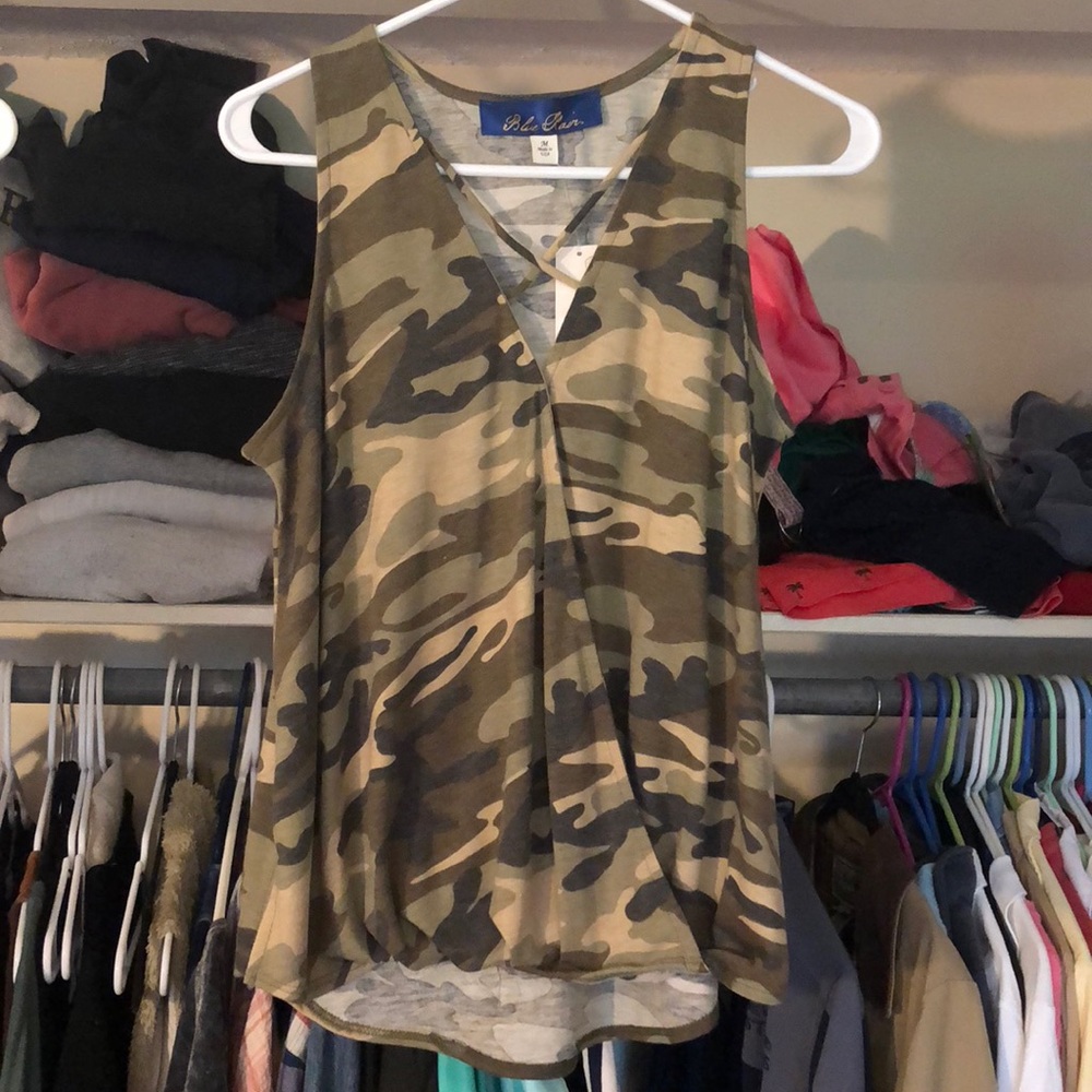 Camo tank top